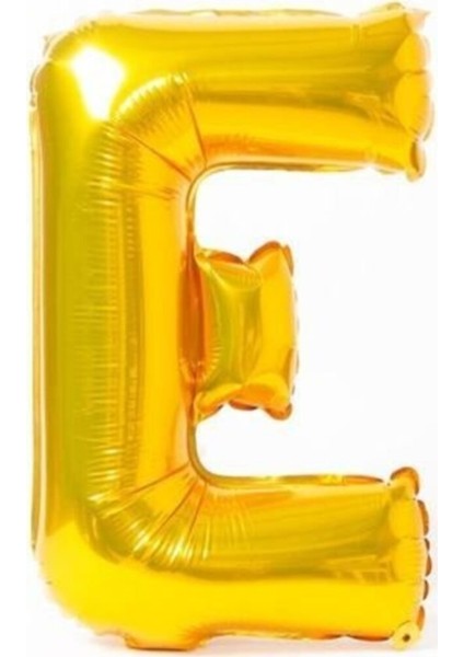 16 Inc 36 cm Folyo Balon E Harfi Gold