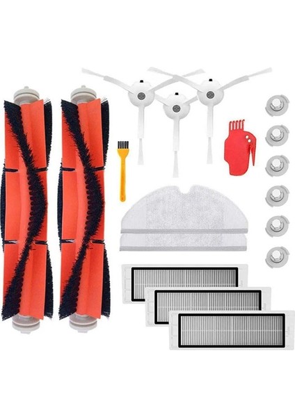 AL-33248 Xiaomi Robot Süpürge Aksesuar Set 18 Parça Mi Robot S50 S51 S52 S55 S5 Max S6