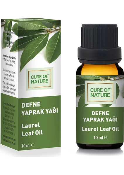 Cure Of Nature Defne Yaprak Yağı 10 ml