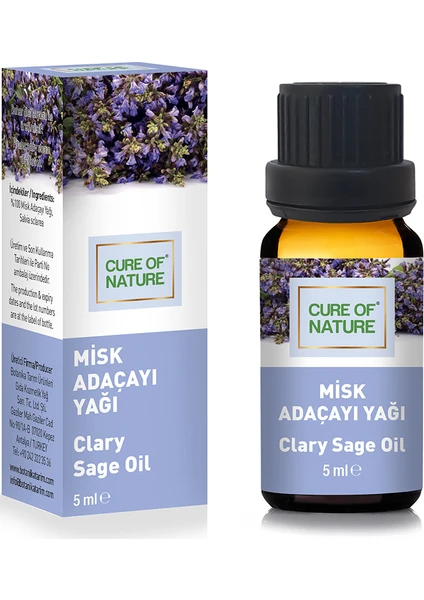 Cure Of Nature Misk Adaçayı Yağı 5 ml