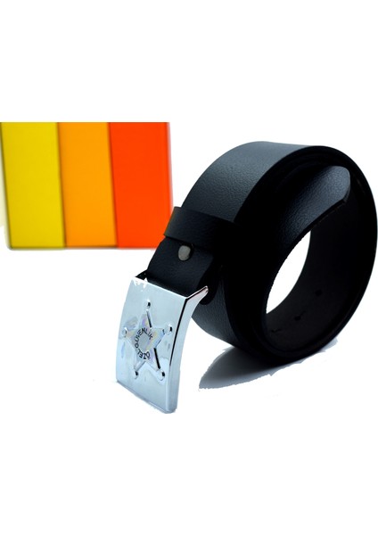 Deri Özel Güvenlik Kemeri 4.5 cm Security Belt