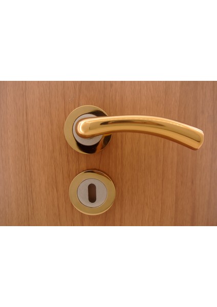 Marmara Kapı Kolu Albrifin Nikel Rozetli Wc