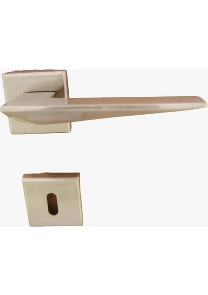 Çorum Kare Rozetli Kapı Kolu Inox Oda