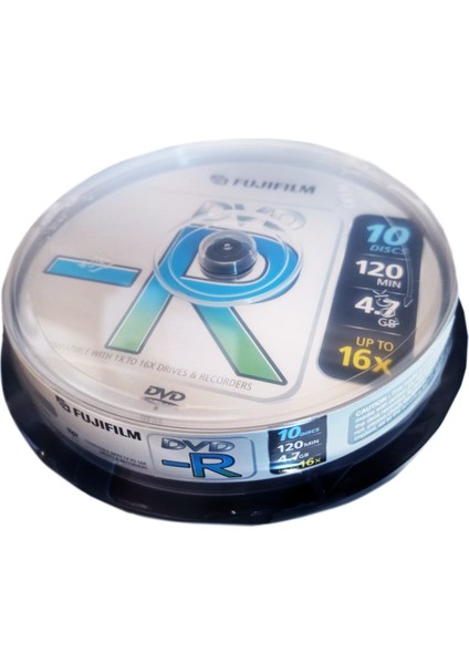 DVD-R 16X 4.7 GB C-Box - 10 Adet