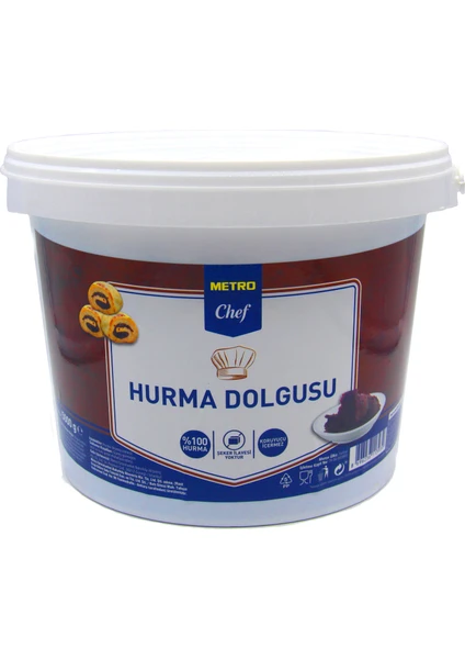 Metro Chef Hurma Dolgusu Püresi 5 kg