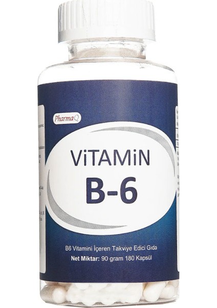 Vitamin B6 180 Kapsül