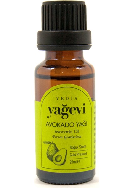 Soğuk Sıkım Avokado Yağı 20 ml