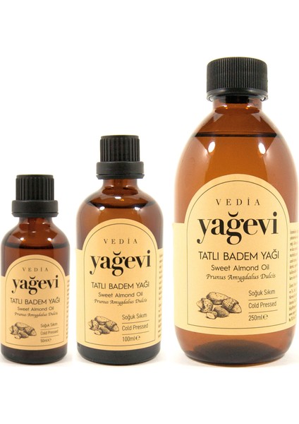 Soğuk Sıkım Tatlı Badem Yağı 50 ml