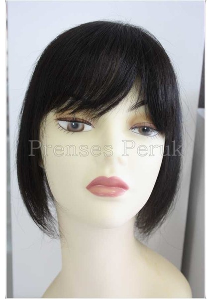 Doğal Saç Siyah Perçem Tepelik Kahkül fiyatları