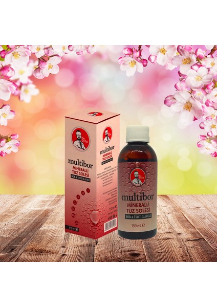 Multibor 150 ml - Dr Octa - Doç. Dr. Mükerrem Şahin | Multi Bor Mineralli Tuz Solesi Sağlık Ürünü