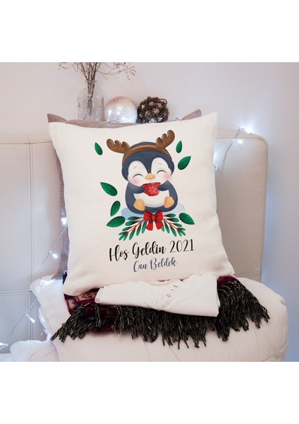 Hediye Yeni Yıl Kişiye Yastık Kılıfı 220008