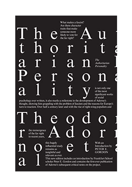 The Authorian Personality - Theodor Adorno