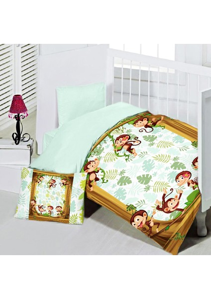 Monkies Bebek Nevresim Takımı