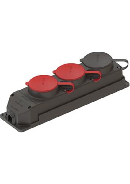 3x25A 2AD. 1x16A 1AD Kauçuk Grup Priz NEAD4011