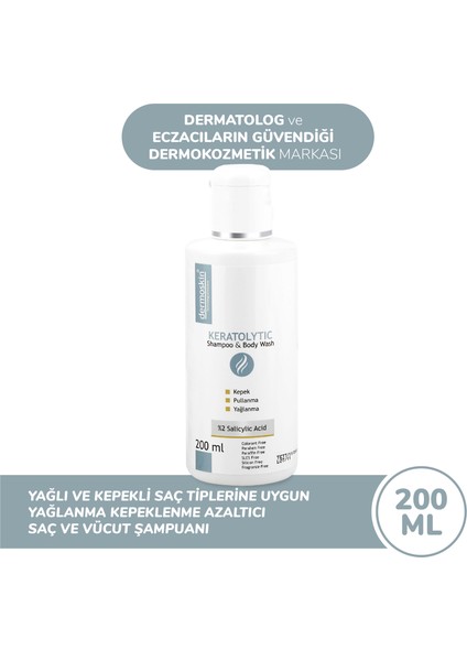 Keratolytic Shampoo & Body Wash 200 Ml