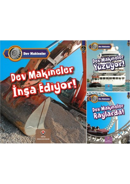 Tübitak Dev Makineler Serisi 3 Kitap Set - 7+ Yaş