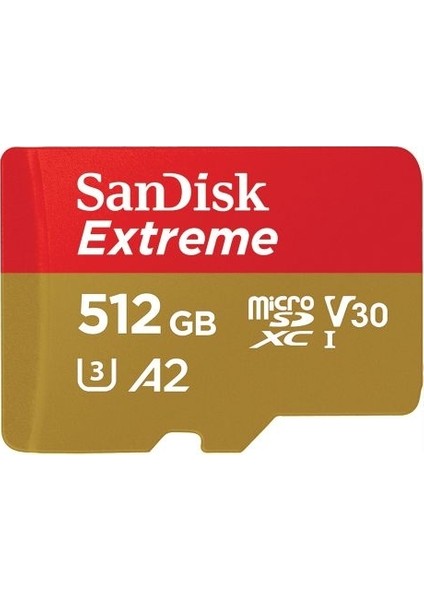 Extreme 512GB microSDXC UHS-I Hafıza Kartı (SDSQXA1-512G-GN6MN)