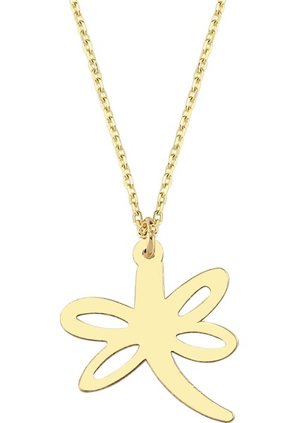 Altın Sade Yusufçuk Kolye