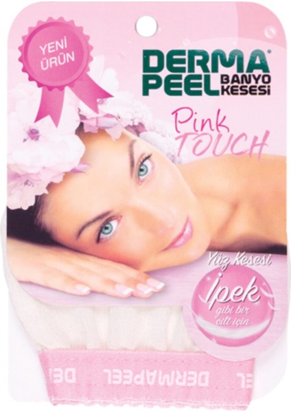 Keçi Kılı Banyo Kesesi + Pink Touch Yüz Kesesi Set