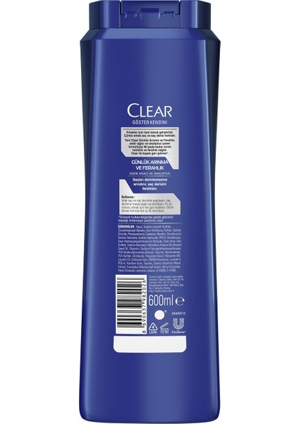 Men Şampuan Günlük Arınma ve Ferahlık 600 ml fiyatları