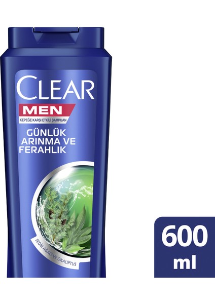 Men Şampuan Günlük Arınma ve Ferahlık 600 ml modelleri