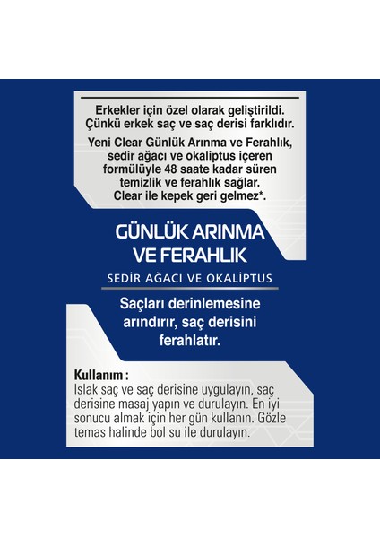 Men Şampuan Günlük Arınma ve Ferahlık 600 ml indirimleri