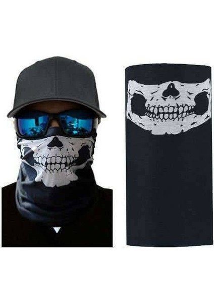 Kuru Kafa Temalı Baf Bandana Maske Pm