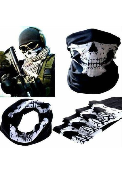 Kuru Kafa Temalı Baf Bandana Maske Pm