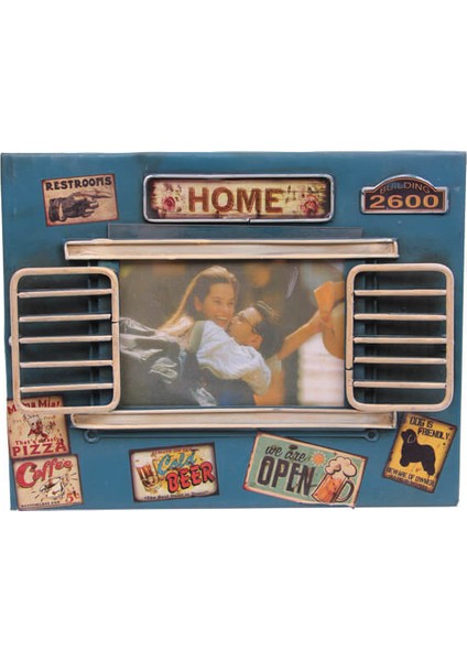 Dekoratif Metal Çerçeve Panjur Temalı