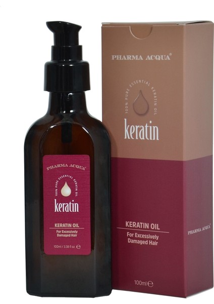 Aşırı Yıpranmış Saçlar Için Keratin Bakım Yağı 100 ml