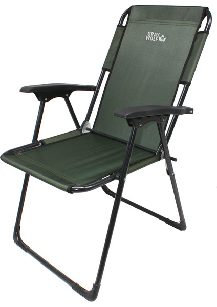 Katlanır Kamp Sandalyesi - Balıkçı Sandalyesi (Haki)