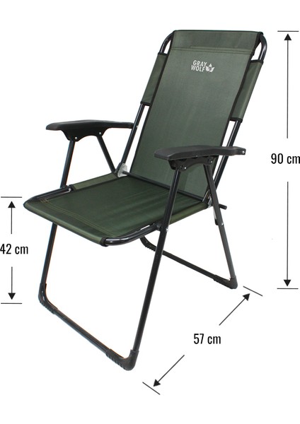 Katlanır Kamp Sandalyesi - Balıkçı Sandalyesi (Haki) indirimleri