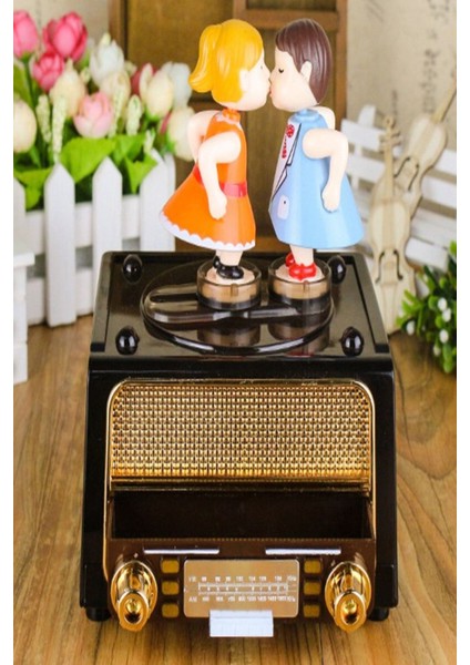 Nostaljik Radyo Görünümlü Müzik Kutusu