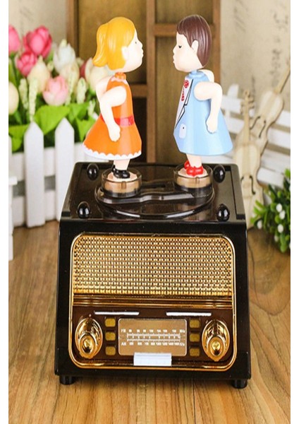 Nostaljik Radyo Görünümlü Müzik Kutusu