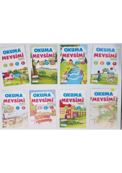 Mavi Deniz Yayınları Okuma Mevsimi Elakin Okuma Seti - 8 Kitap