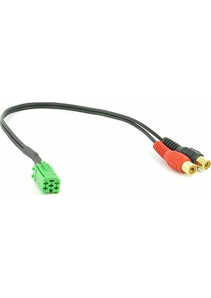 Renault Megane Clio Aircus Rca 6pin Ses Kablosu SKU47