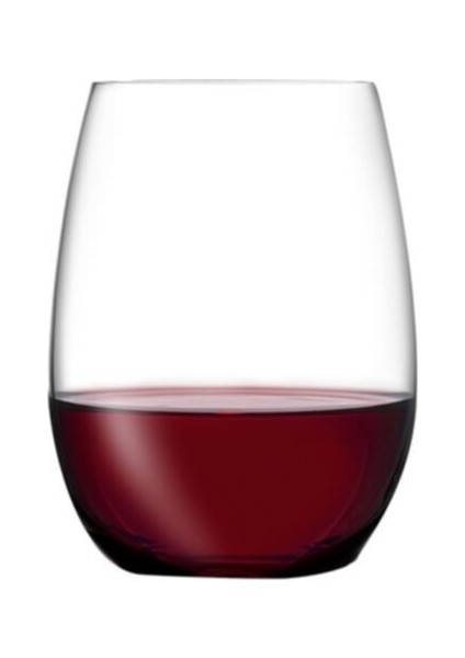 Nude Pure Bordo Şarap Bardağı Seti (6 Adet)