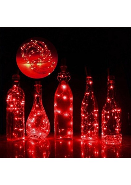 10 Metre Peri LED Çok Amaçlı Yılbaşı Parti Dekoratif Aydınlatma - Kırmızı