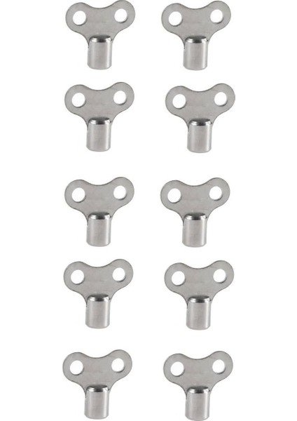 Kalorifer Petek Radyatör Havlupan Hava Alma Anahtarı Krom Purjör 10'lu