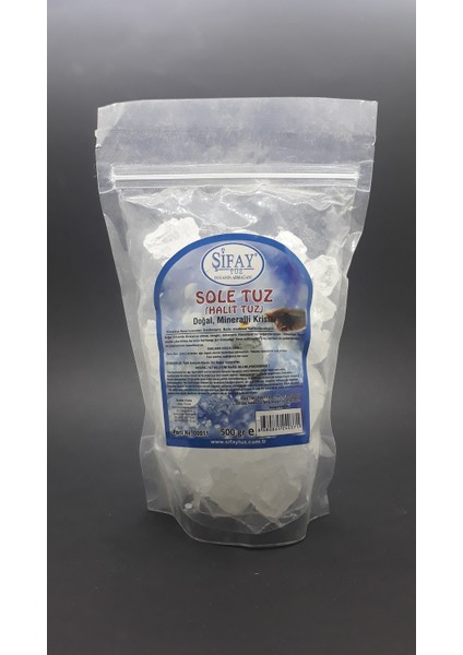 Alp-I Kristal Solelik Halit Tuz 500 gr
