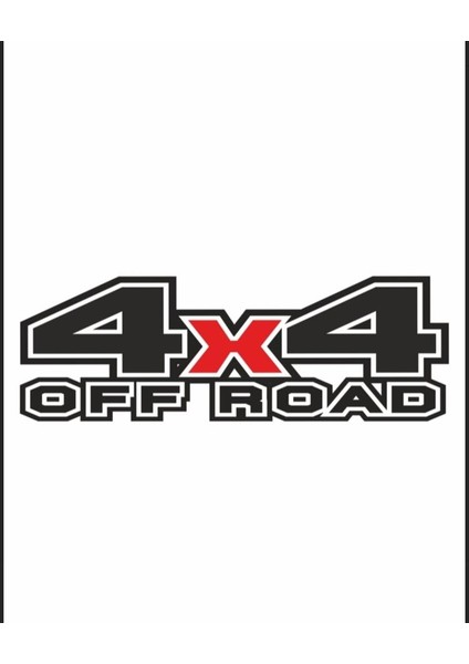 4*4 Off Road Sticker Etiket