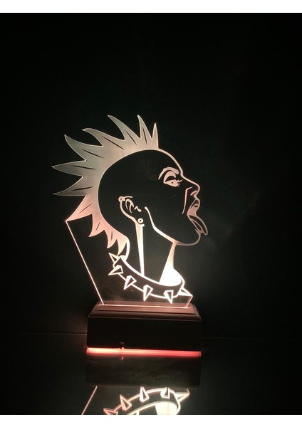 3D Punk Kız 16 Renk Gece Lambası fiyatları