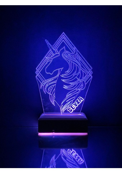 Kız Çocuklarına Hediye Unicorn 16 Renk Gece Lambası