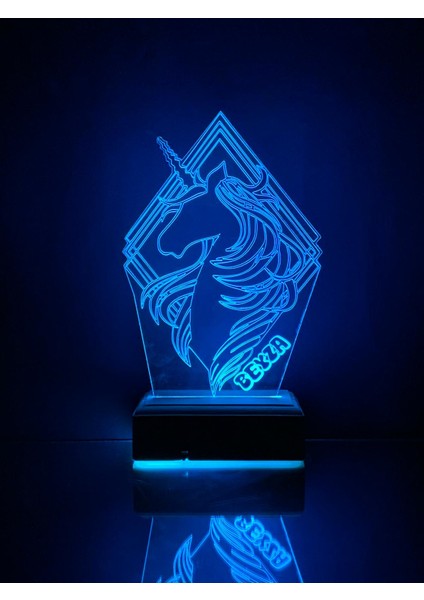 Kız Çocuklarına Hediye Unicorn 16 Renk Gece Lambası