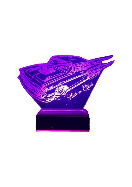 Klasik Araba 16 Renk Gece Lambası