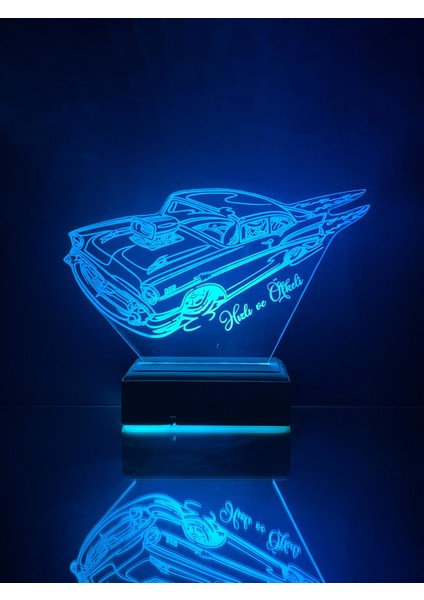 Klasik Araba 16 Renk Gece Lambası modelleri