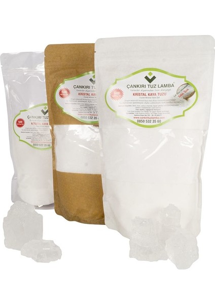 Doğal Çankırı Tuzu Sofralık 3 kg