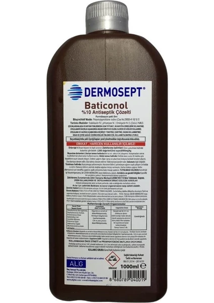 Dermosept Baticonol Çözelti