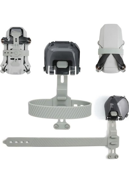 Djı Mavic Mini Silikon Pervane Tutucu Kelepçe & Lens Koruma Kapak