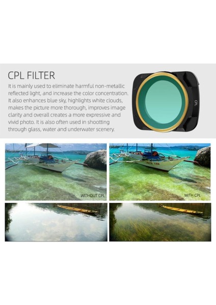 Djı Mavic Air 2 Lens Filtresi Cpl Circular Palarized modelleri